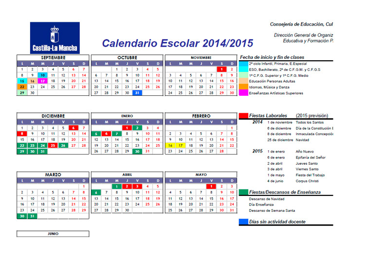 Calendario-escolar-castilla-la-mancha-2014-2015