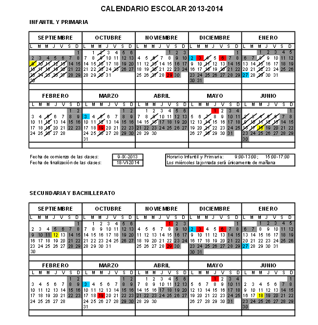 calendario escolar navarra 2014-2015