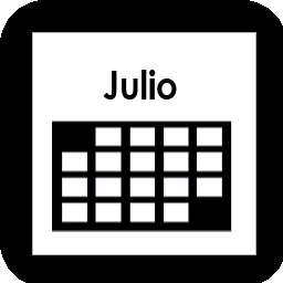 Calendario mensual de julio