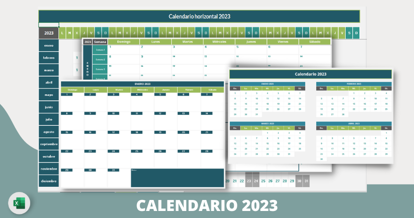 Descargar calendario Excel 2023